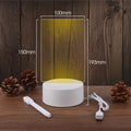DIY LED Writing Board with Acrylic 3D Night Light