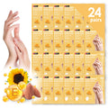 Innerest Original Derma Beauty Hand Mask 24 Pairs Moisturizing Vitamin E Hydrating Hand Mask Set Moisturizing Hand Mask Gloves Hand Repair Gloves Hand Care Hand Rejuvination Soothing Gloves