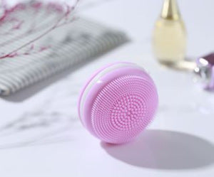 Facial Cleansing Brush and Massage Device, Round Design