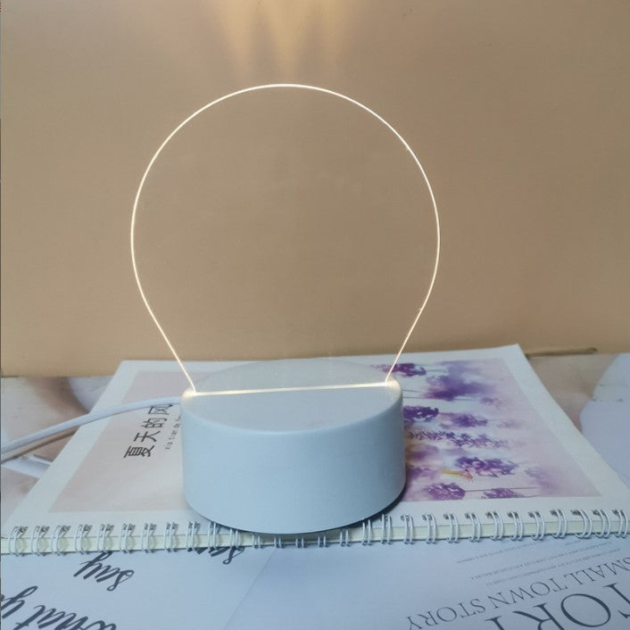DIY LED Writing Board with Acrylic 3D Night Light