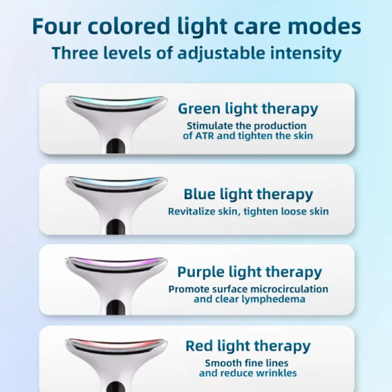 Neck Beauty Instrument - 3-Mode Neck & Eye Lifting Vibrator