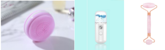 Facial Cleansing Brush and Massage Device, Round Design
