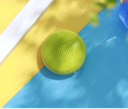 Facial Cleansing Brush and Massage Device, Round Design